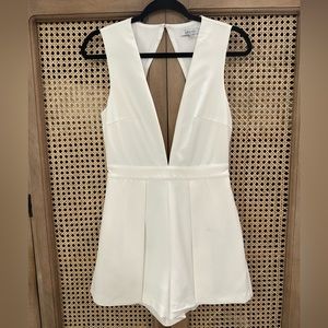 Lucy Paris White Romper